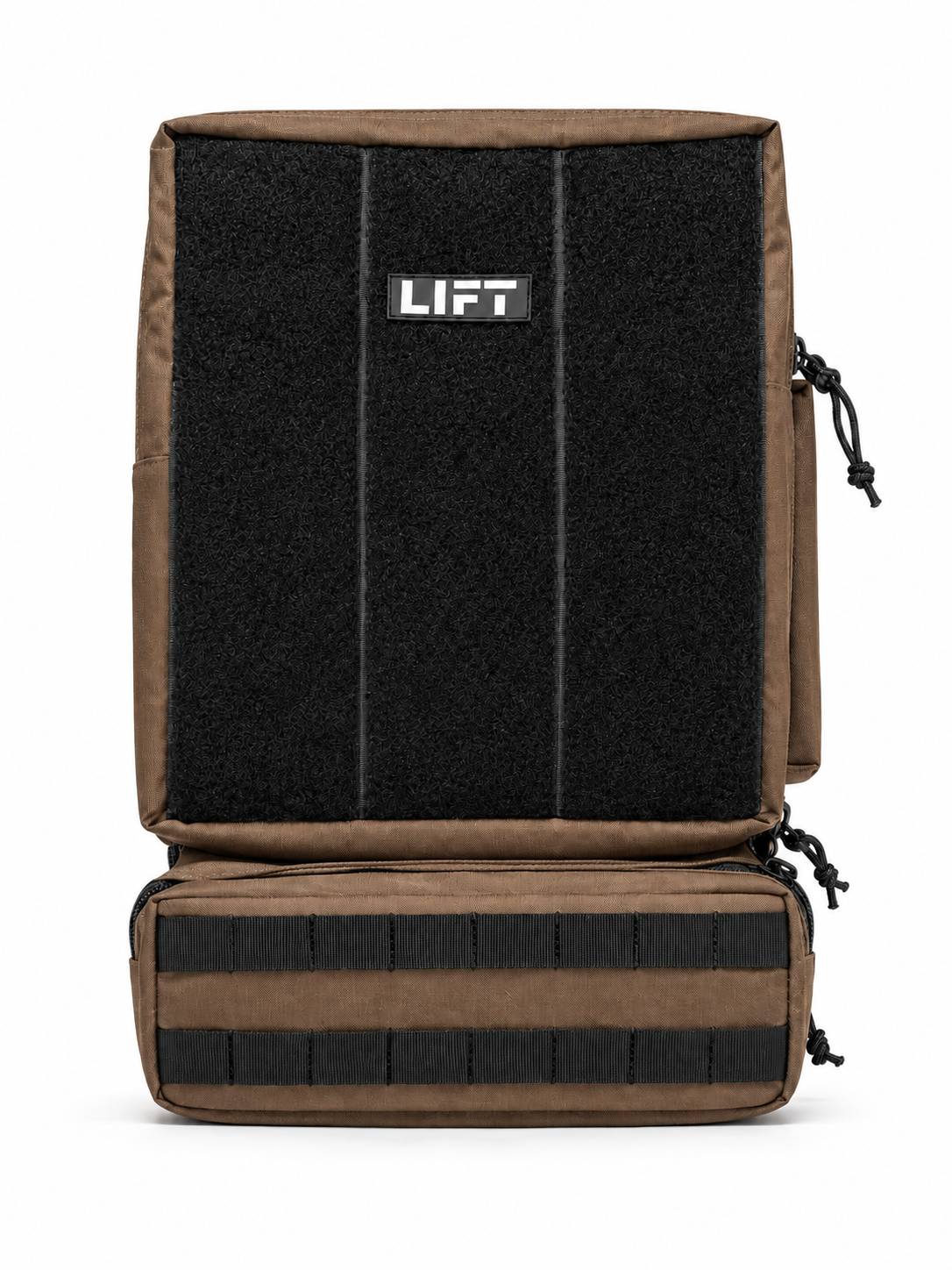 The LIFT Hades Pro 45L Backpack in Sandbag Brown
