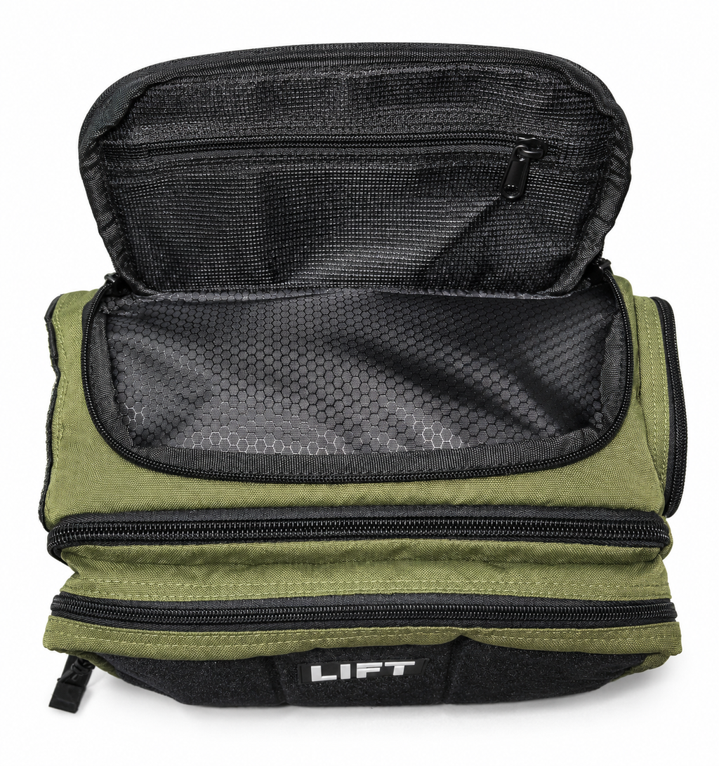 The LIFT Hades Pro 45L Backpack in Turf Green