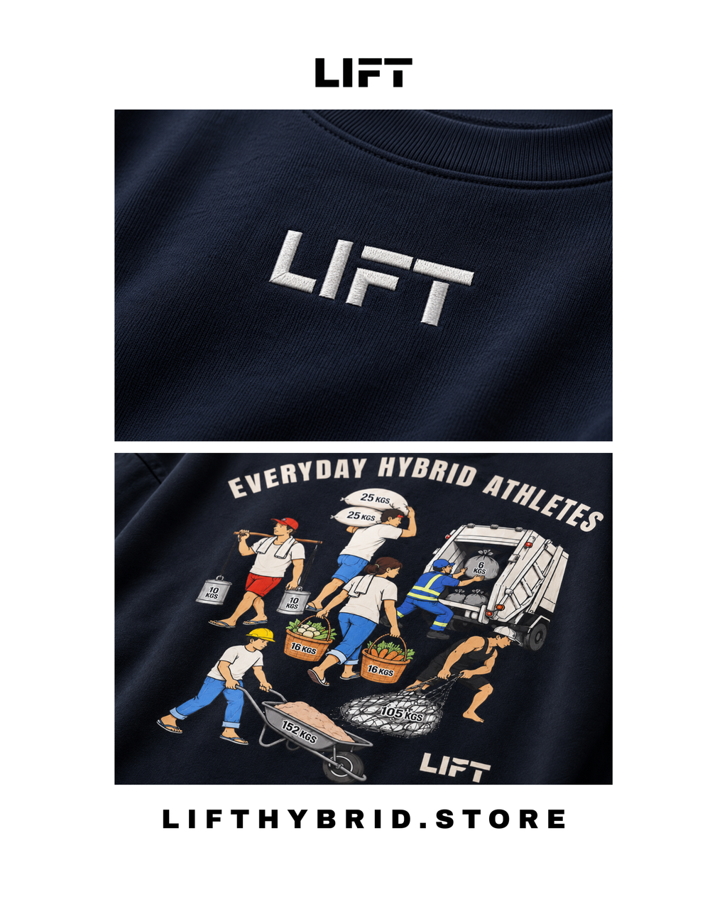 The LIFT Everyday Hybrid Athlete Shirt